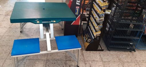 Camping-Sitzgarnitur - zusammen klappbar, 4 Sitzplätze -1_